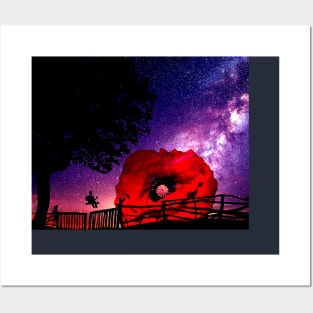 POPPY NIGHT Posters and Art